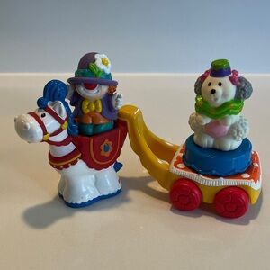 Fisher-price Little People Circus Clown set, ~1999